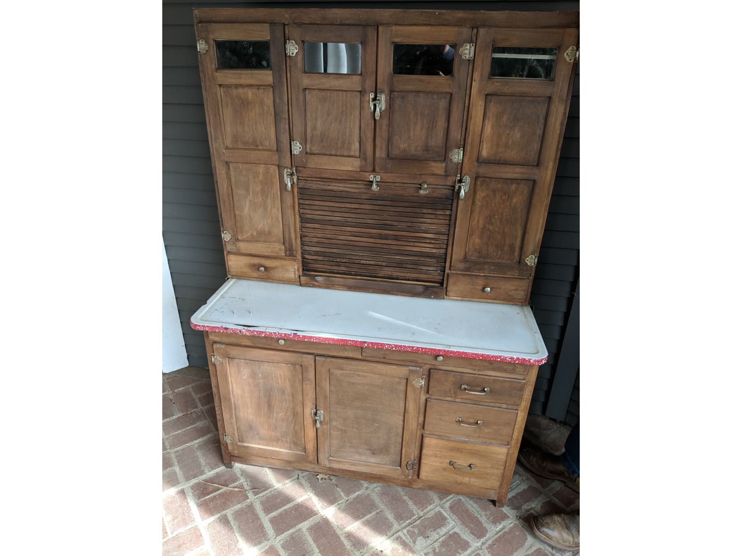 Antique Vintage Hoosier Cabinet Apartment Therapy S Bazaar