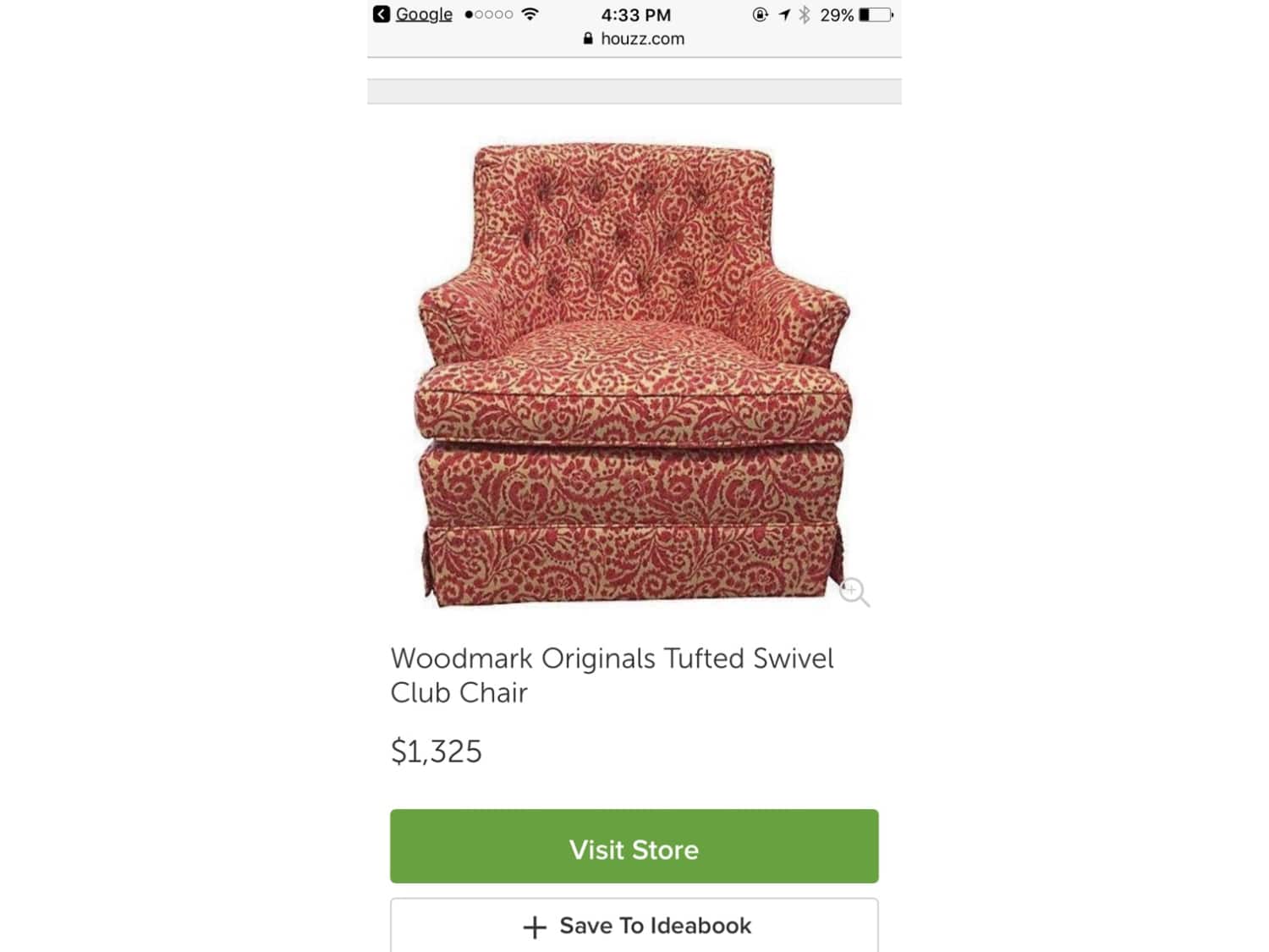 Woodmark Originals Tufted Club Chair Apartment Therapy S Bazaar