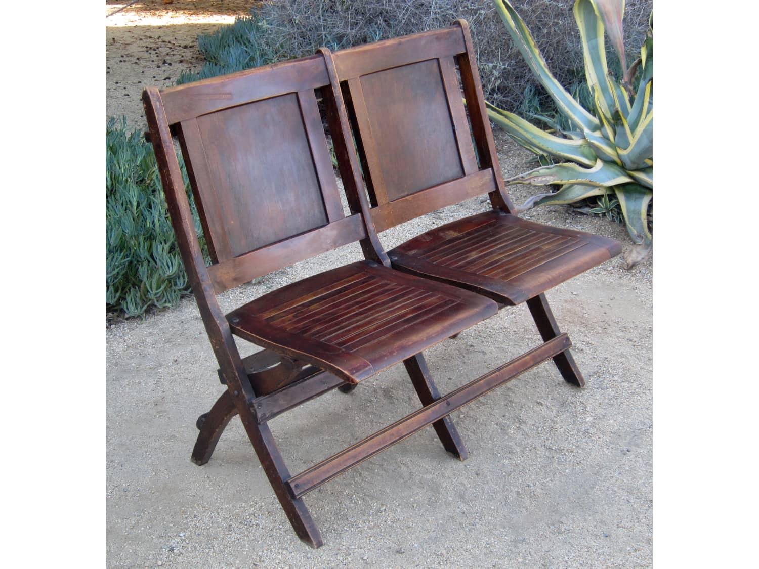 1920's folding wood slat theater/school seats - Apartment Therapy's Bazaar.