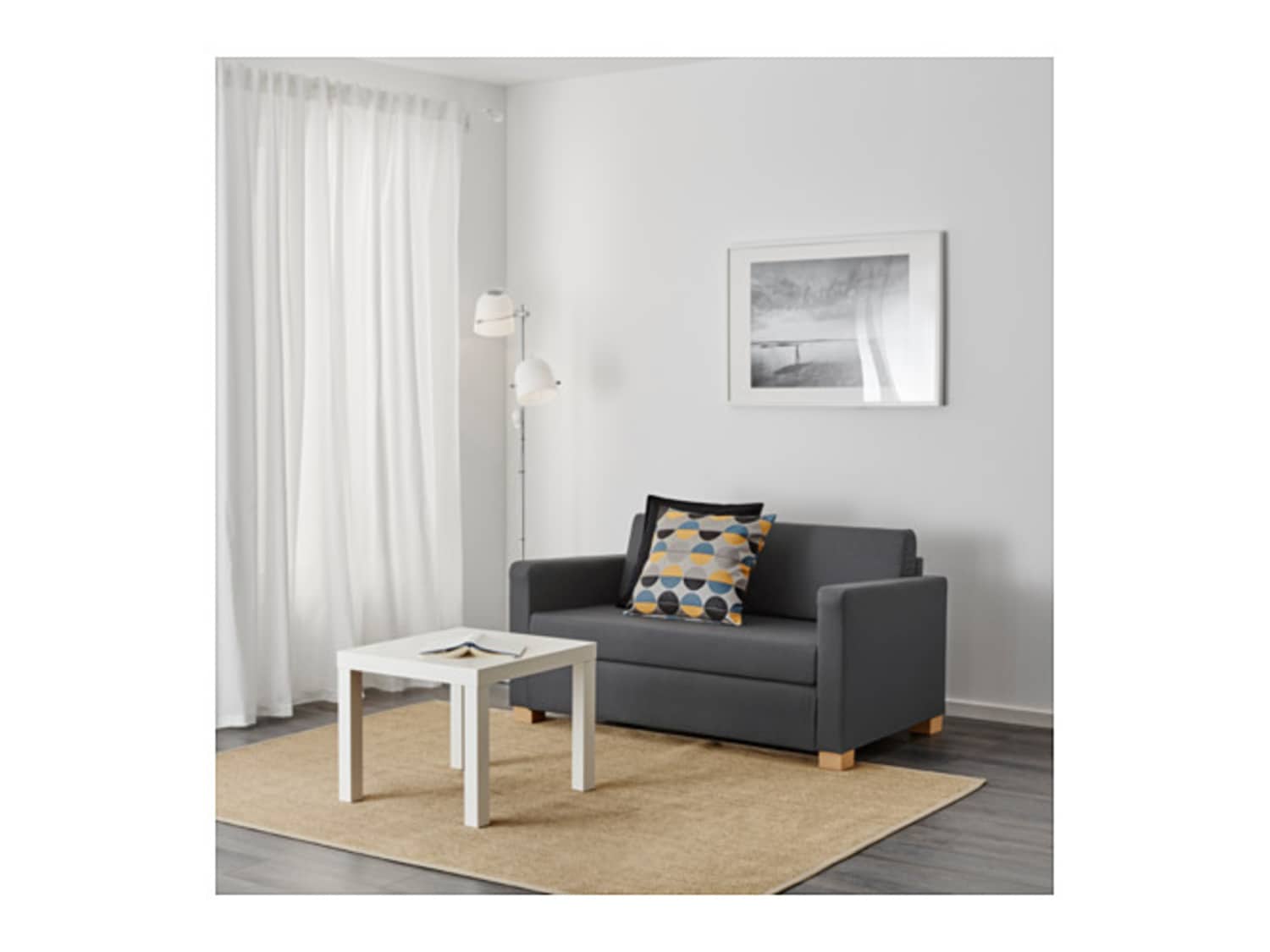 Ikea Small Sofa Solsta Sleeper Sofa Ransta Dark Apartment