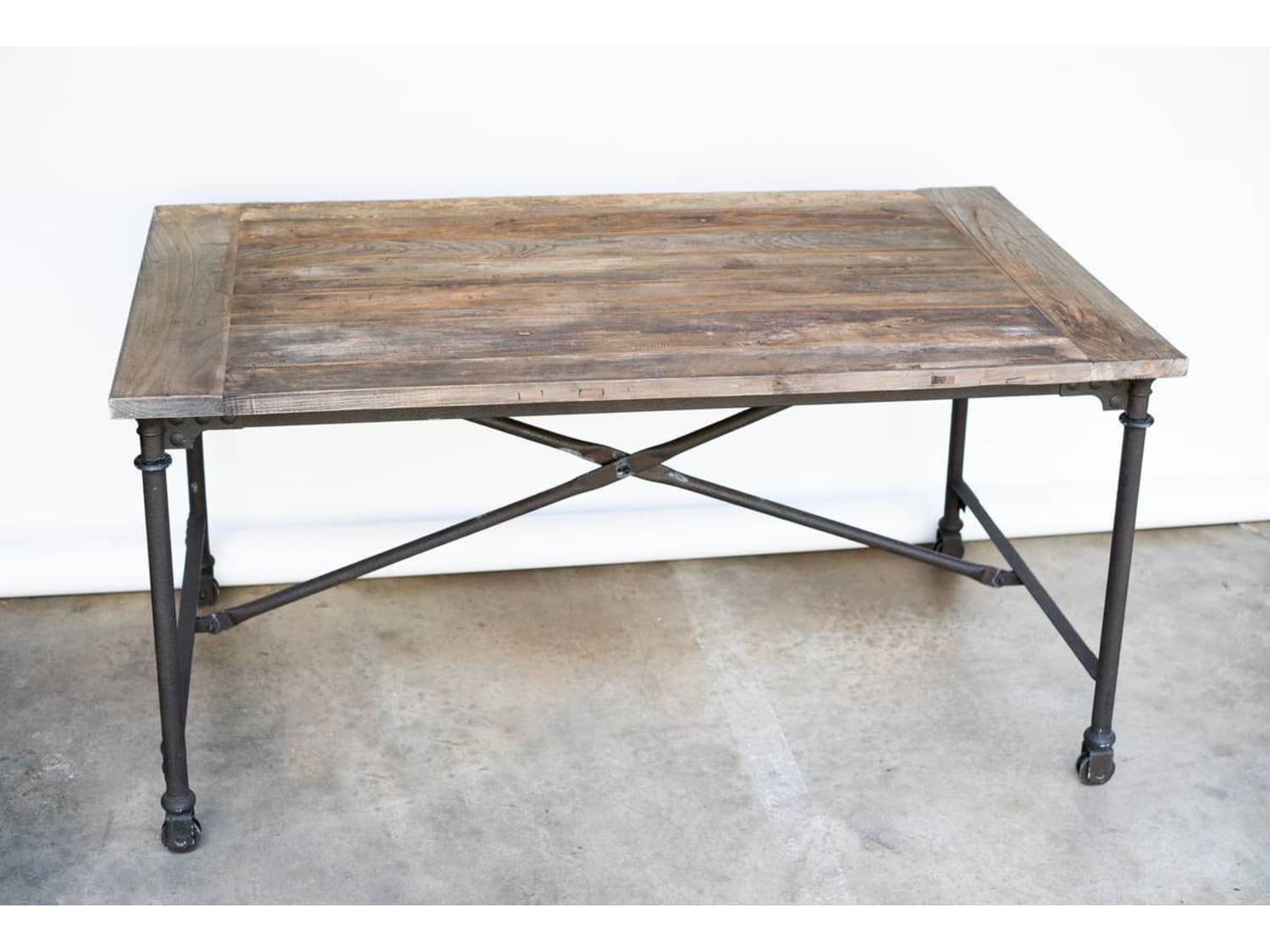 Restoration Hardware Flatiron Desk Reclaimed Wood Apartment