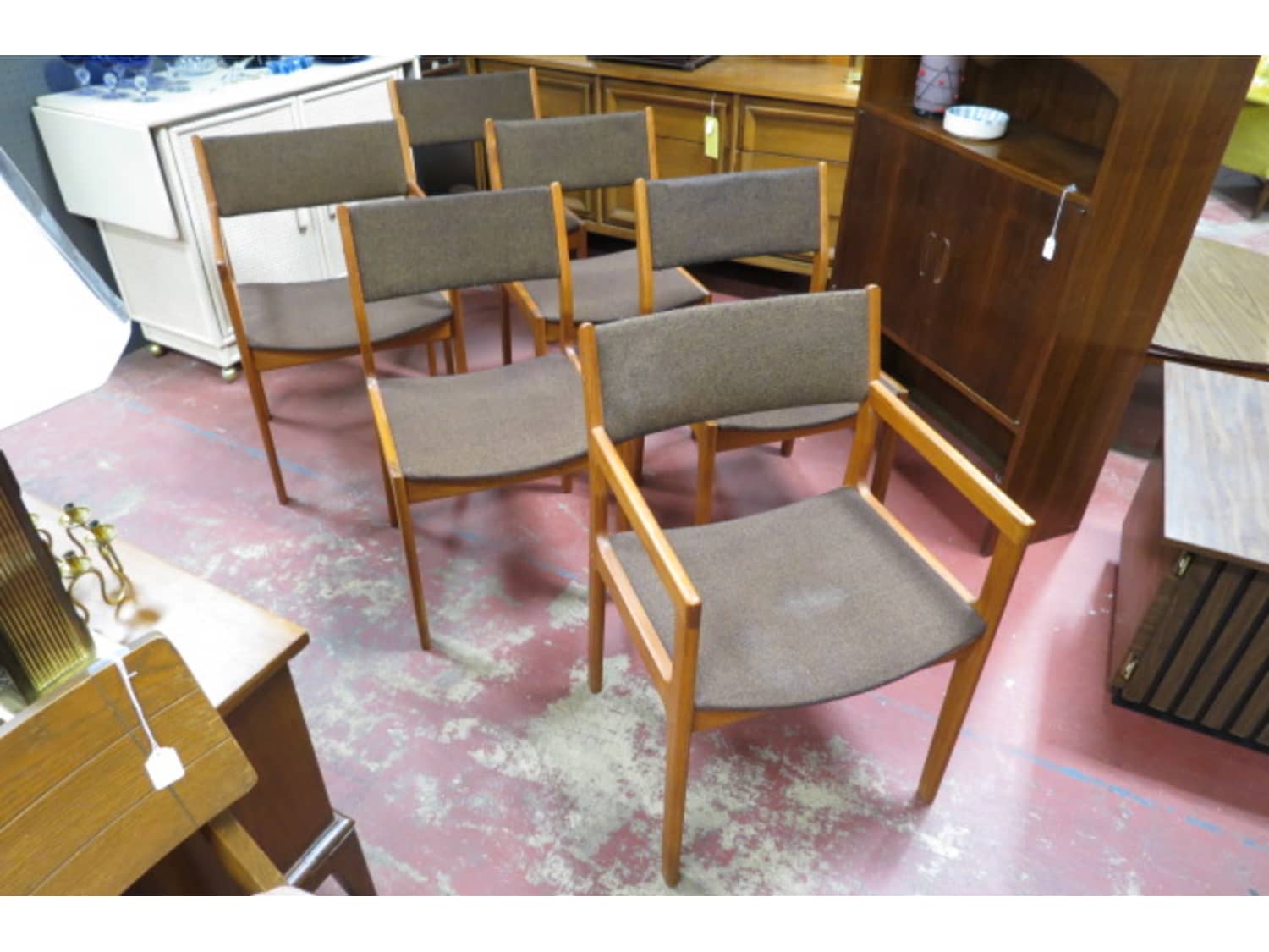 Vintage Danish Modern Set Of 6 D Scan Chairs Sale Apartment Therapy S Bazaar