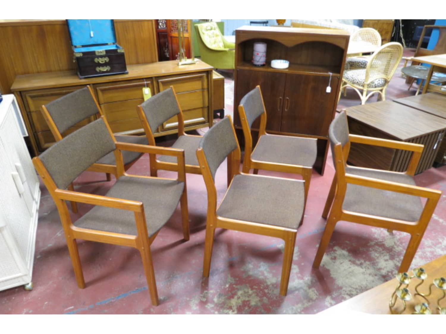 Vintage Danish Modern Set Of 6 D Scan Chairs Sale Apartment Therapy S Bazaar