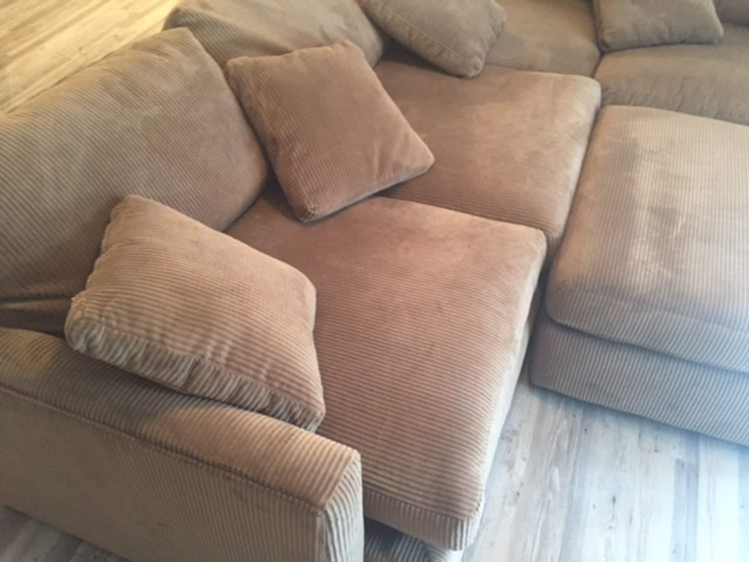 Kevin Charles Tara2 Dark Taupe Microfiber Sofa Apartment Therapy S Bazaar