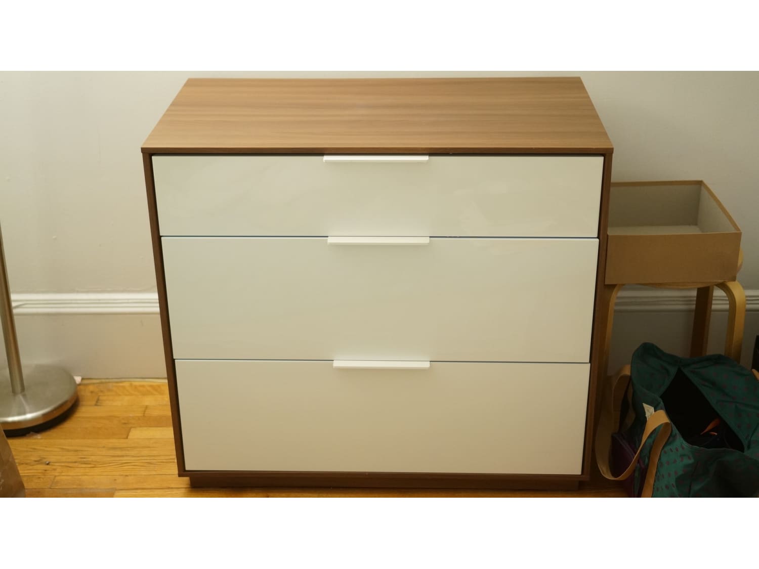 Dresser Ikea Nyvoll 3 Drawer Chest Apartment Therapy S Bazaar