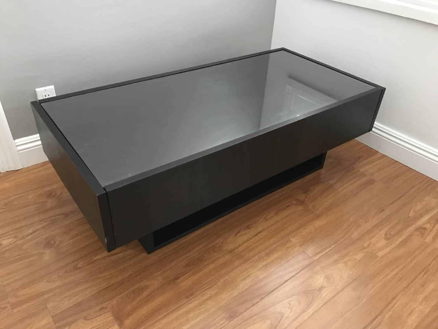 Ikea Ramvik Coffee table with Side Storage Drawers - Apartment Therapy