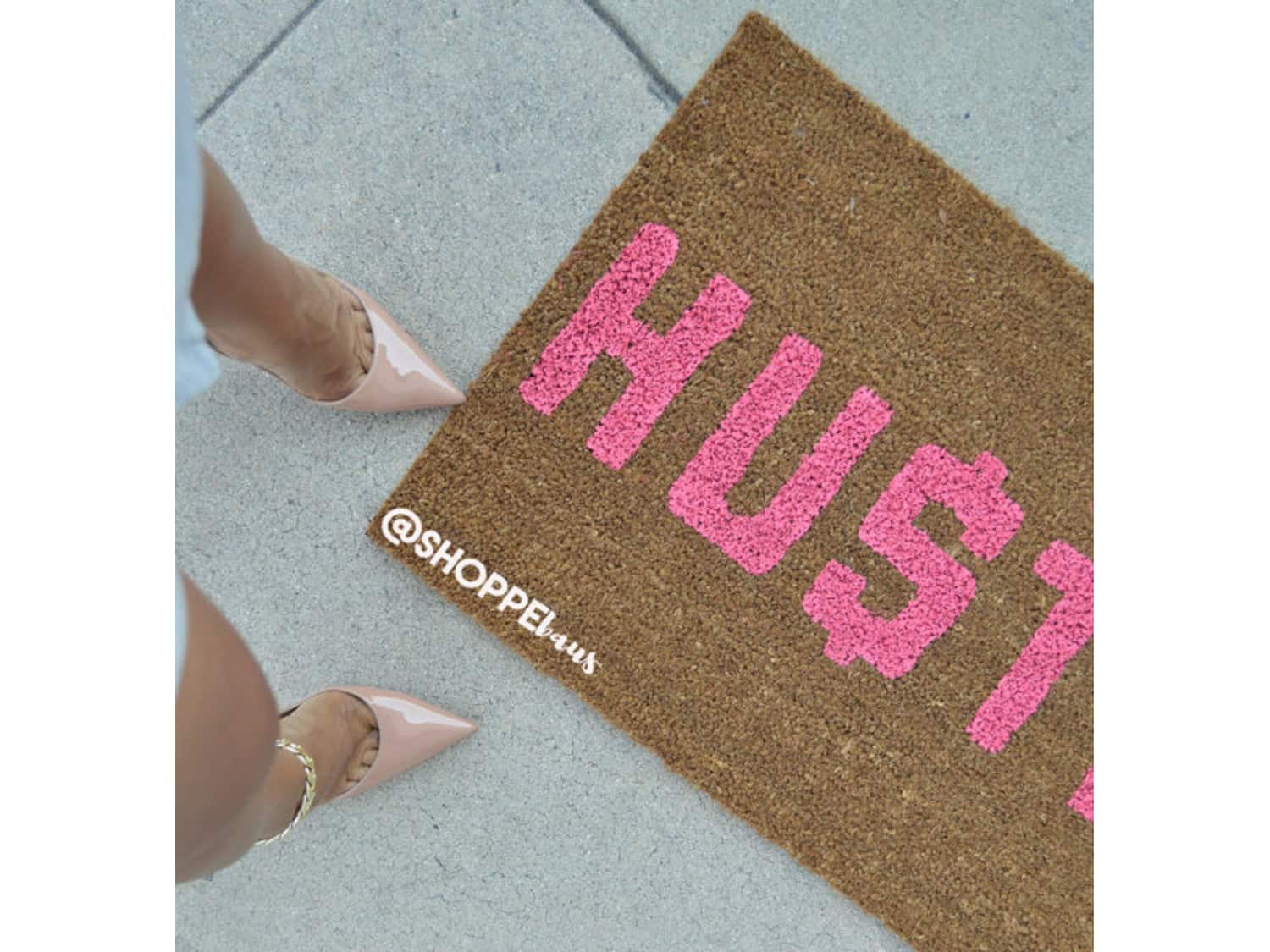 Hustle Custom Doormat The Last Name Doormat