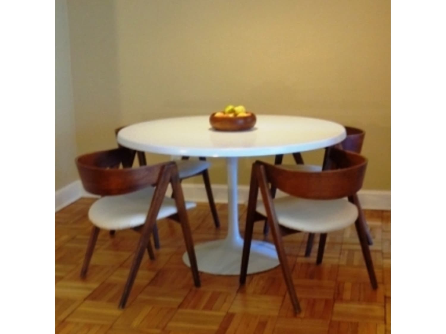 4 Mid Century Allan Gould Compass Chairs Walnut Apartment Therapy S Bazaar
