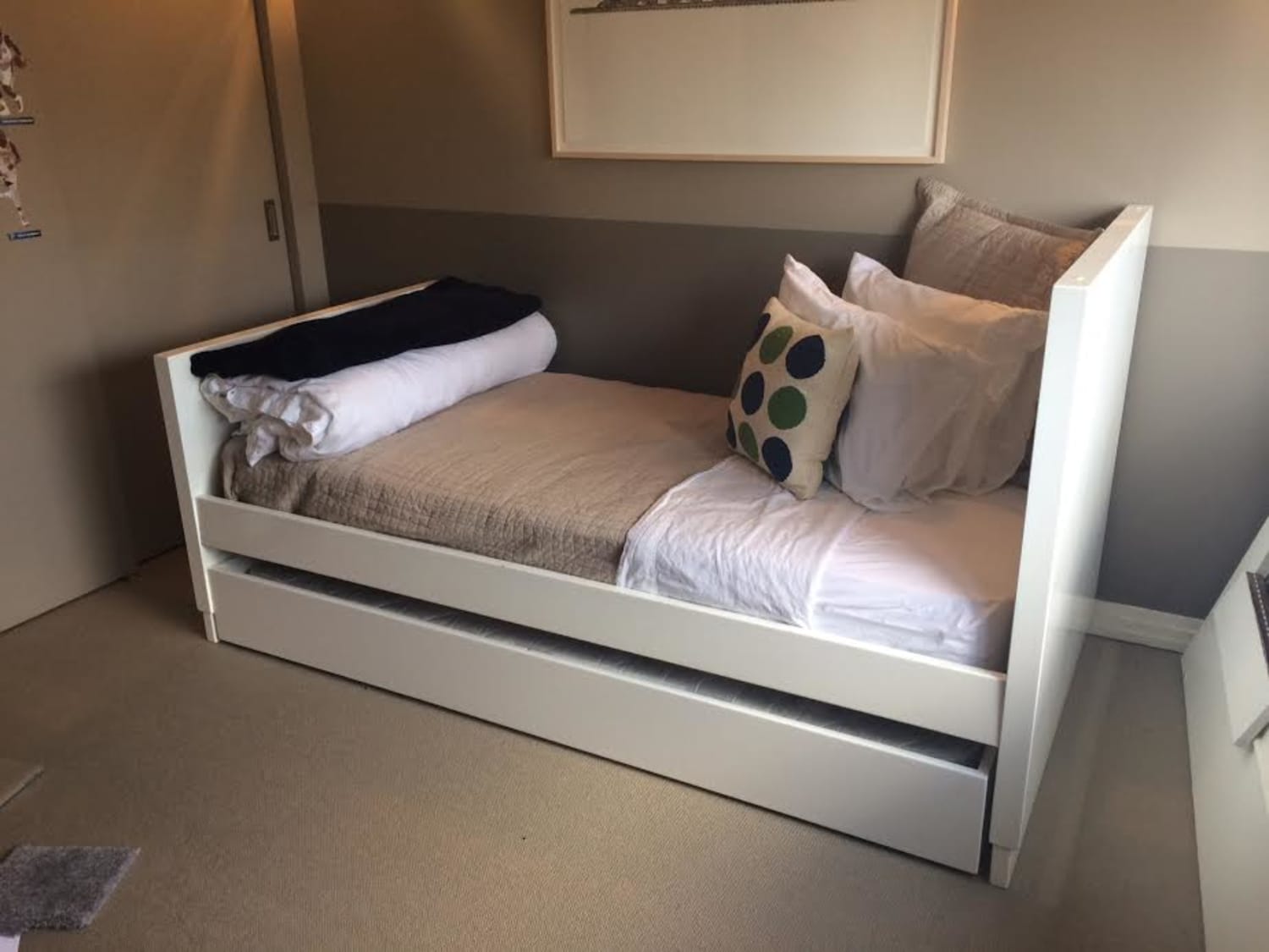 Modern Twin Room Board Moda Bed White Trundle Apartment Therapy S Bazaar