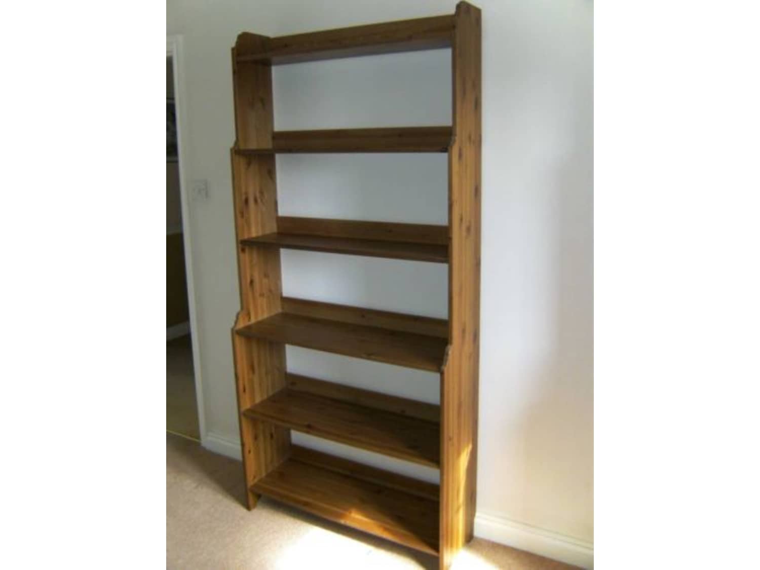 Ikea Leksvik Antique Wood Bookcase A Condition Apartment