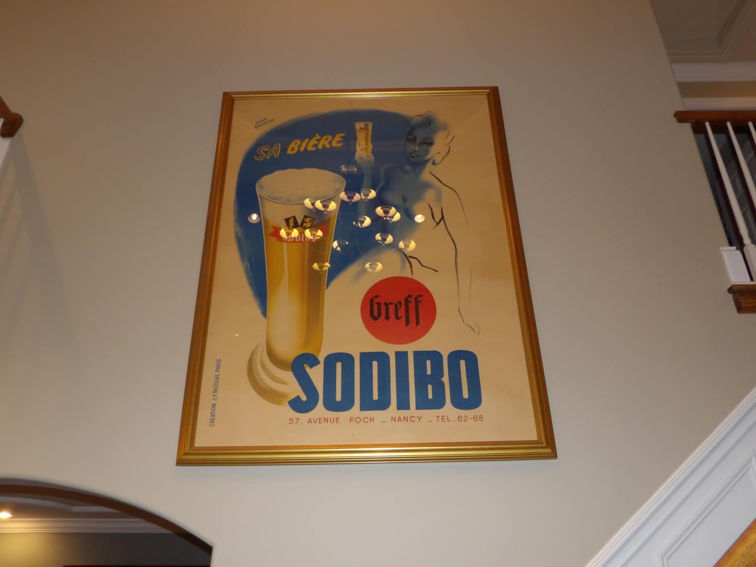 Original French Advertising Poster by Jean Roussea - Apartment Therapy