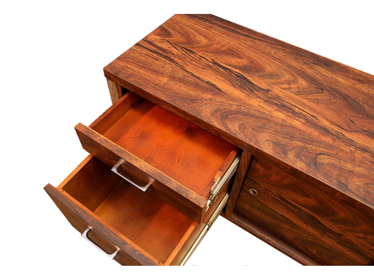 Mid Century Knoll Style Chrome Office Credenza - Apartment ...