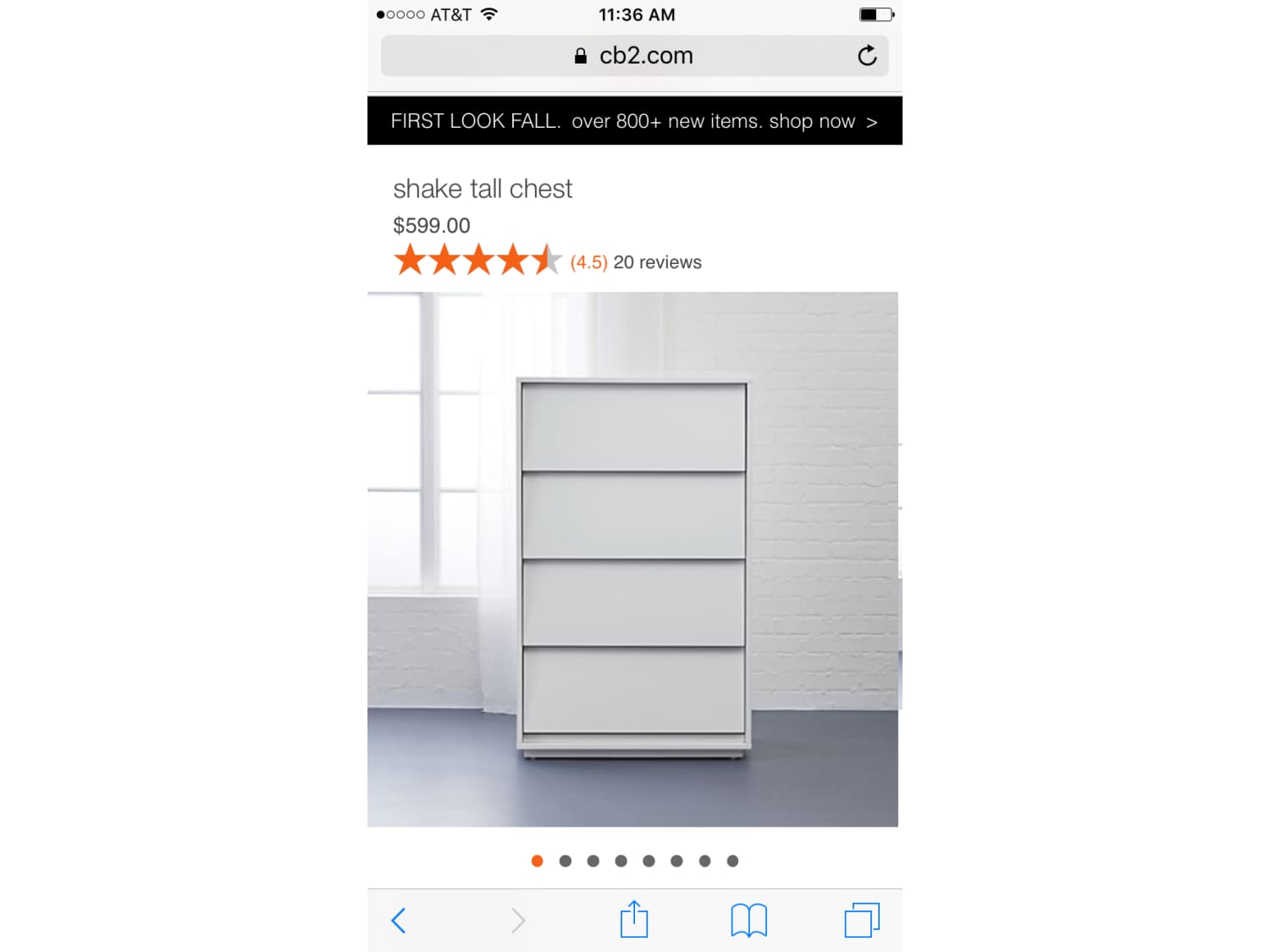 Cb2 Tall Shake Dresser Apartment Therapy S Bazaar