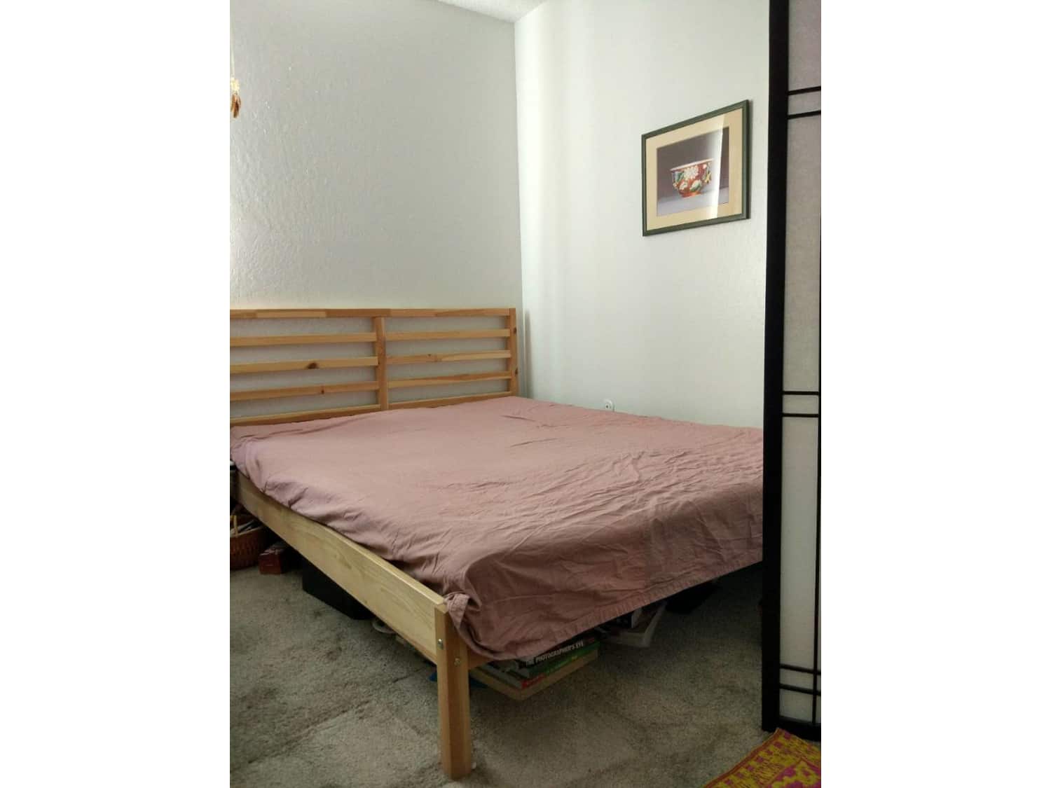 Ikea Tarva Pine Queen Size Bed With Mattress Apartment Therapy S Bazaar