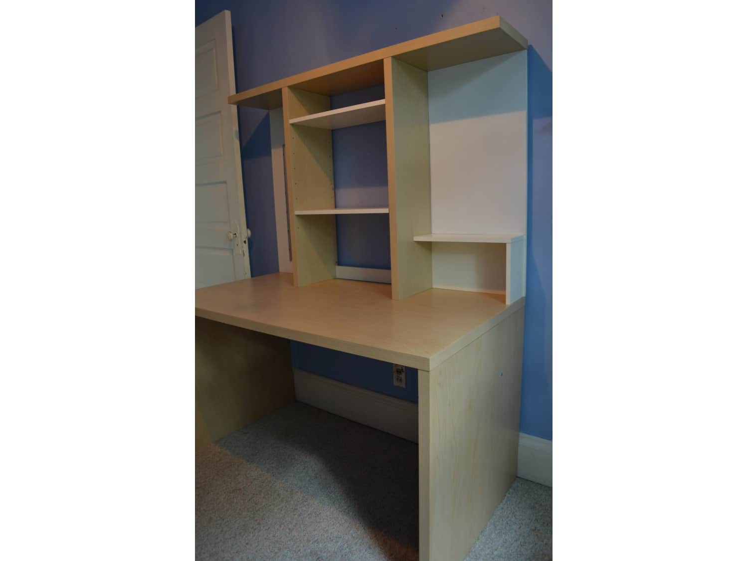 Ikea Mikael Desk Hutch In Birch Apartment Therapy S Bazaar