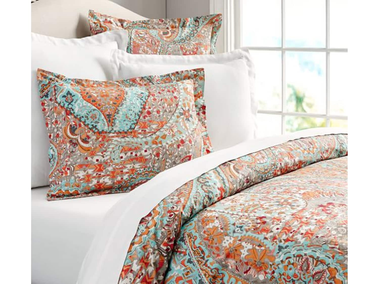 Pottery Barn Paloma Full Queen Duvet Cover Apartment Therapy S