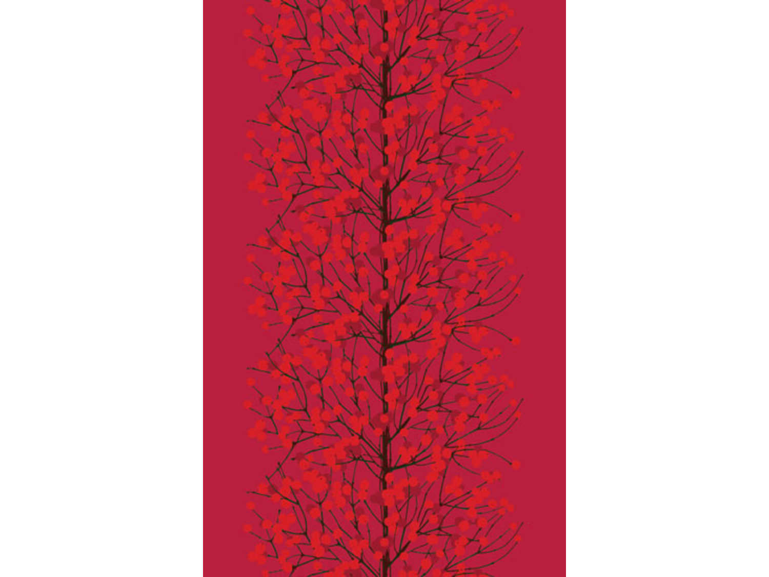 Marimekko Lumimarja Red Tablecloth (60