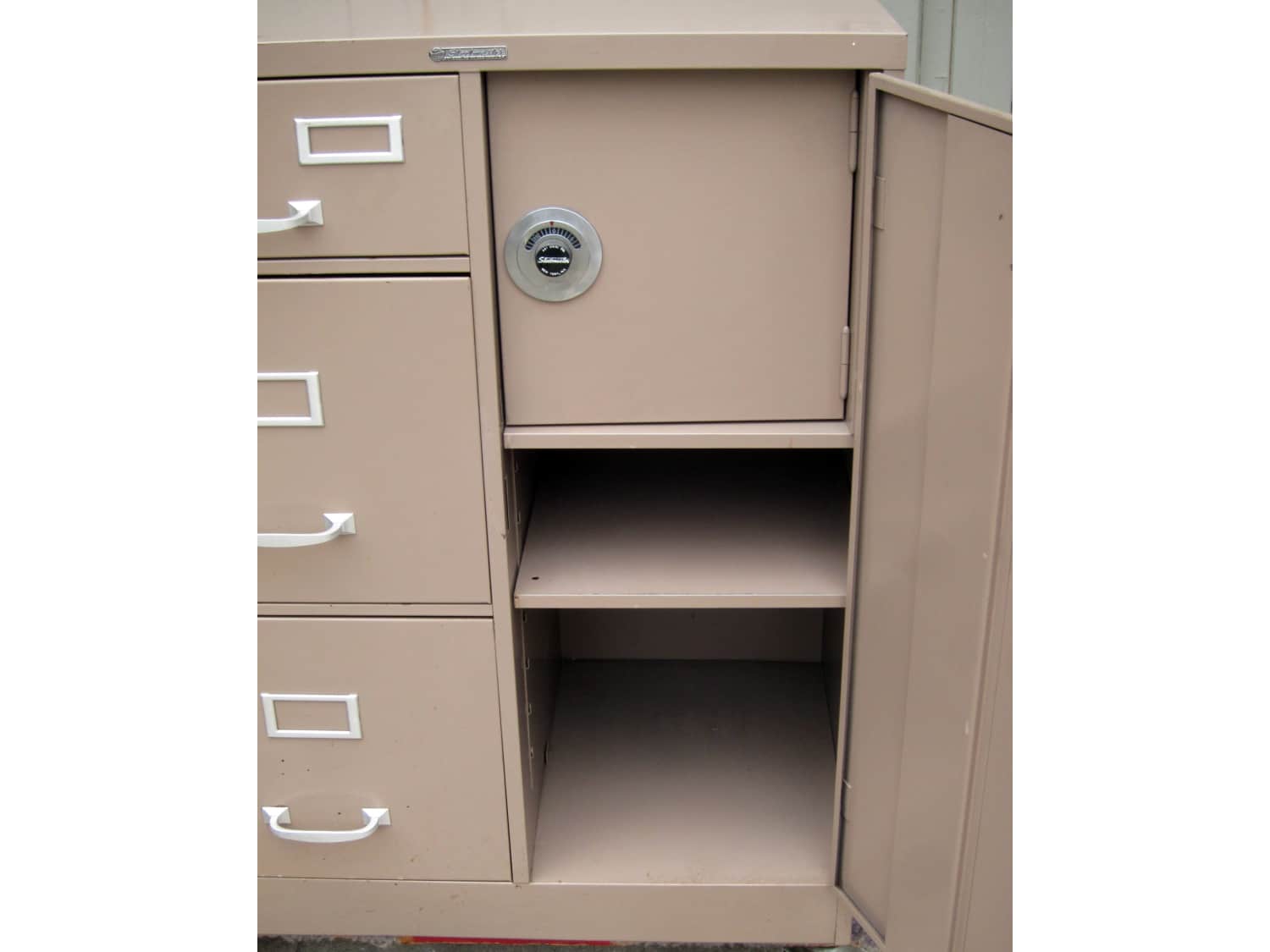 Mid Century Steelmaster File Cabinet With Safe Apartment Therapy S Bazaar