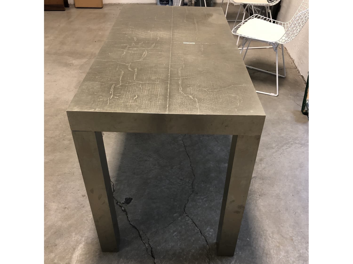 West Elm Metal Parsons Desk Apartment Therapy S Bazaar