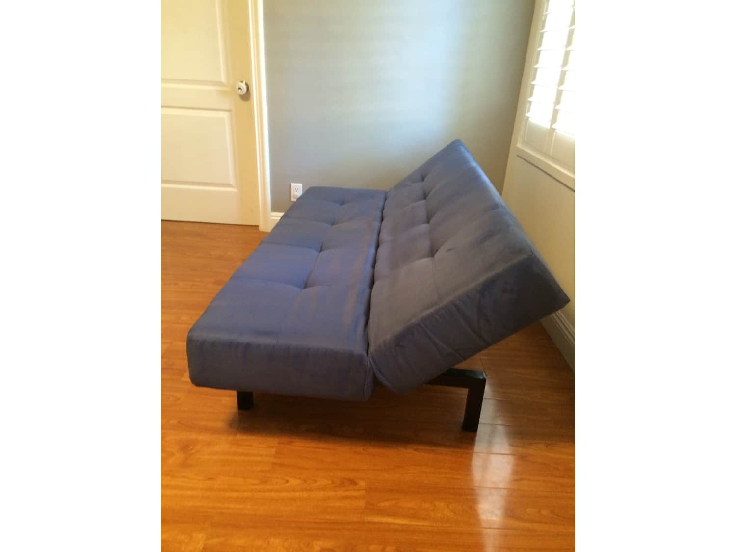 balkarp blue sofa bed