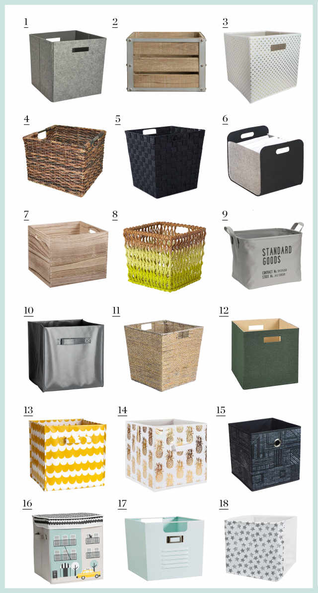Where to Buy Storage Cubes for an IKEA KALLAX Bookshelf ...
