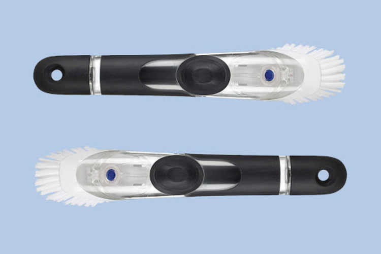 The Best ShowerCleaning Tool is a Dish Brush Apartment Therapy