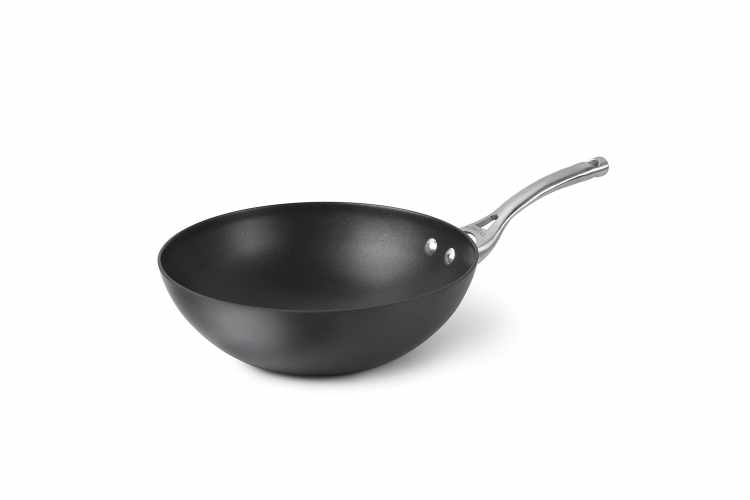 Calphalon Contemporary Hard-Anodized Aluminum Nonstick 10-Inch Flat-Bottom Wok
