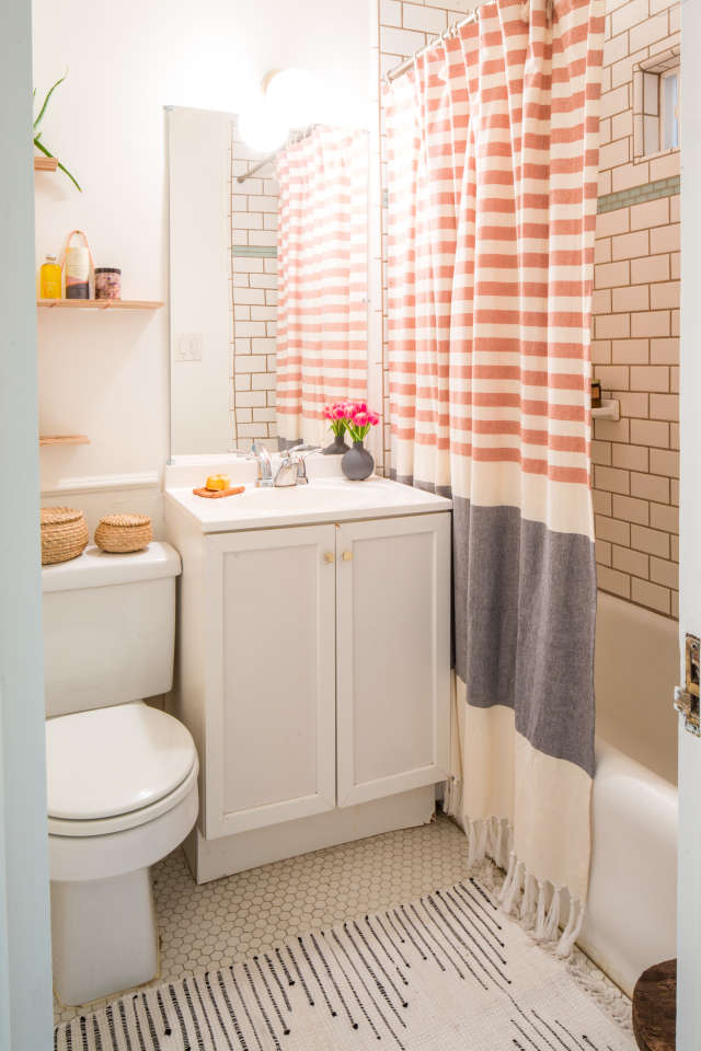 Small Bathroom  Design Storage Ideas  Apartment  Therapy 