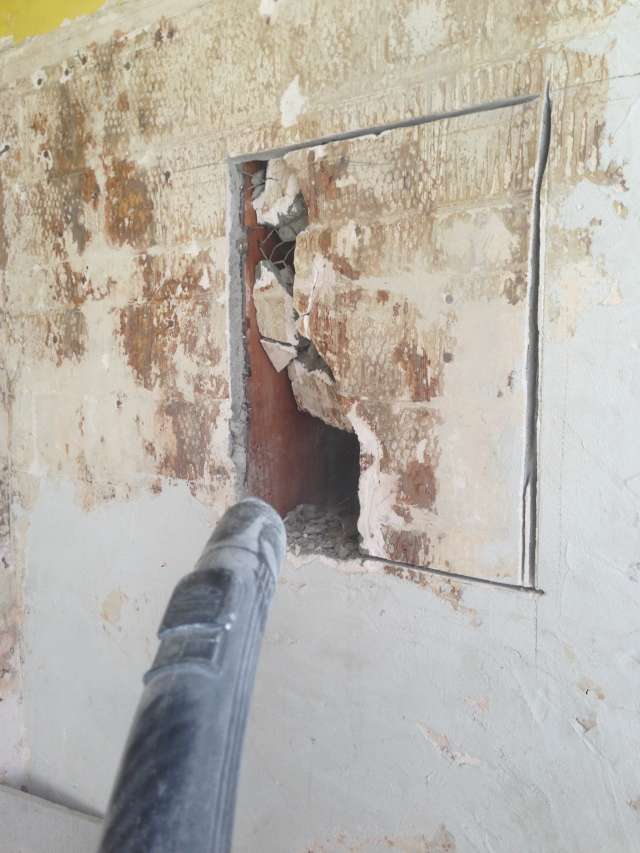 DIY Renovation Project How To Build a Recessed Shower Shelf