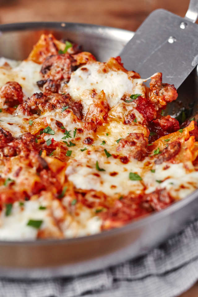 Recipe: OneSkillet Stovetop Lasagna  Kitchn