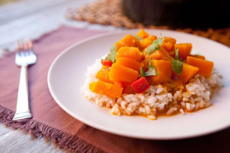 Recipe Slow Cooker Vegan Pumpkin Curry Kitchn