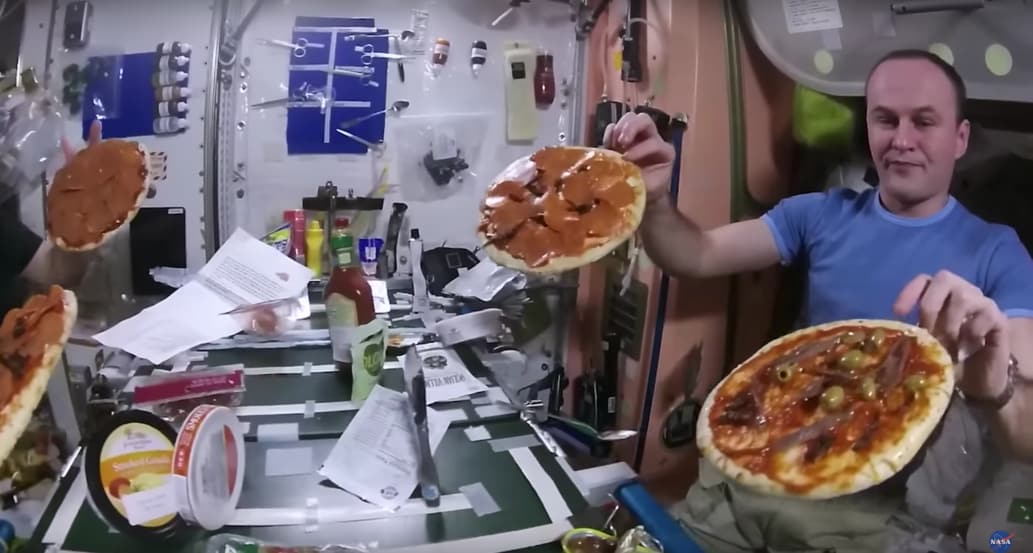 Watch These Astronauts Make Pizza in Space Kitchn
