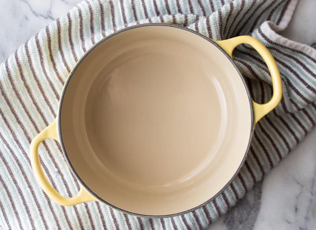 How To Clean Burnt Stains Off Enameled Dutch Oven Kitchn