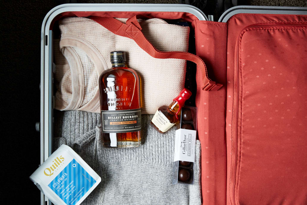 liquor bottles in checked luggage