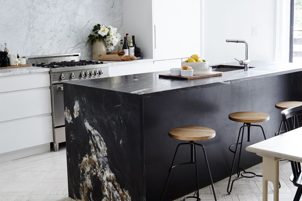 Kitchen Design: Black Marble is the New White Marble | Apartment Therapy