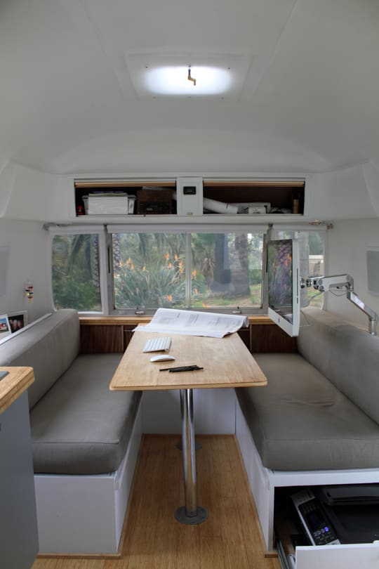 House Tour A Modern Airstream Trailer Home Apartment Therapy