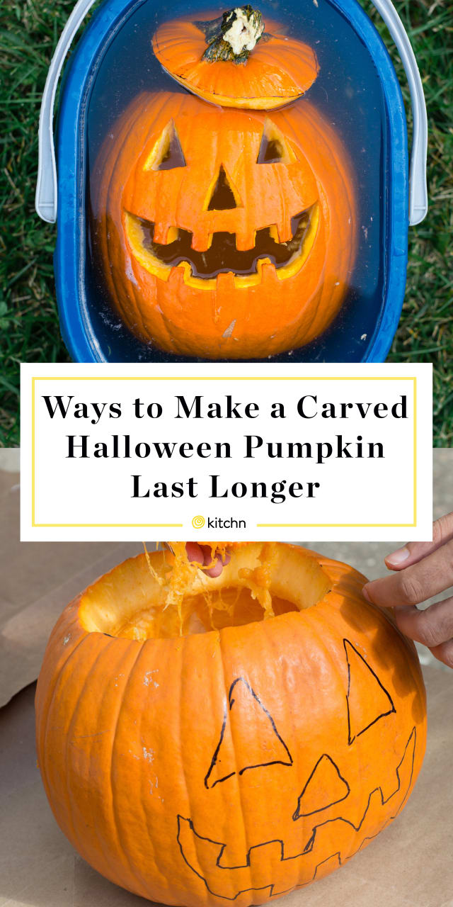 How Long Do Carved Pumpkins Last Preserve Longer Tips Kitchn
