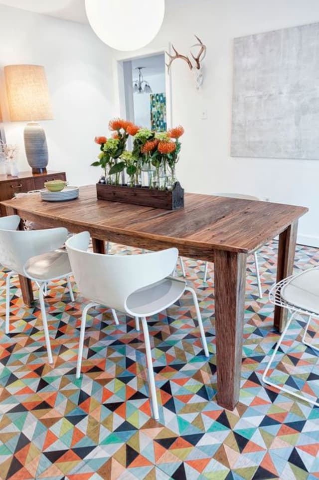 Take Another Look: Vinyl & Linoleum Tiles Can Actually ... (640 x 961 Pixel)