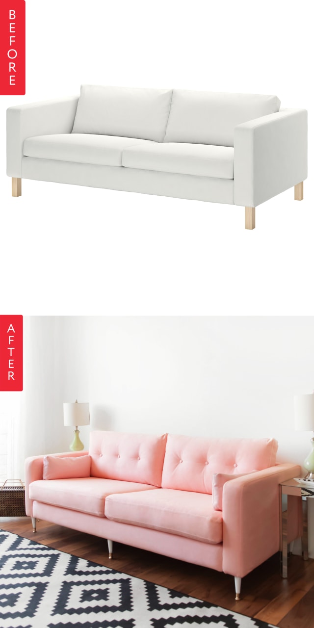How to Make Your Old Ugly Sofa Look New Again | Apartment ...