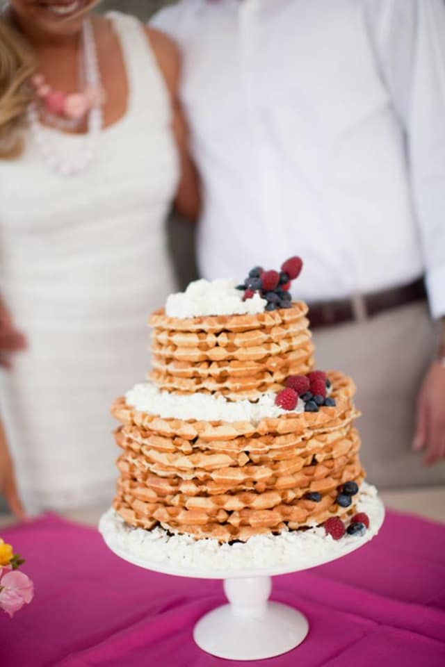 Look A Waffle  Wedding  Cake  Kitchn