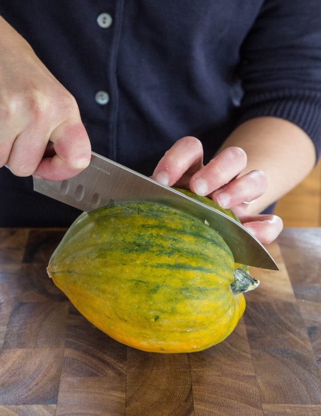 The Best Way to Cut an Acorn Squash in Half Kitchn