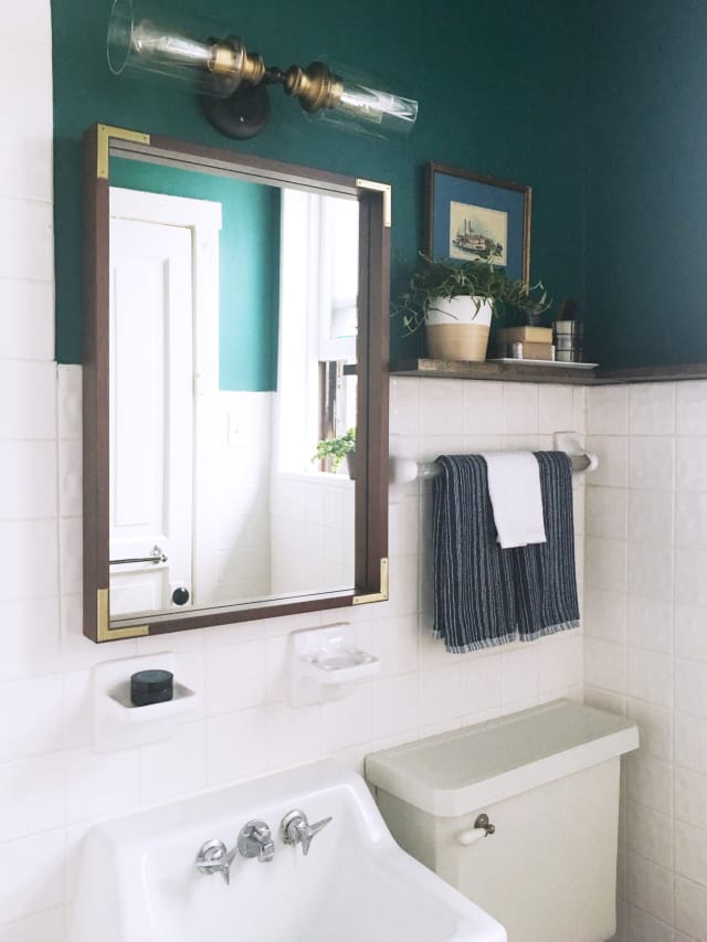 A Reversible Rental Bathroom Makeover Under $500  