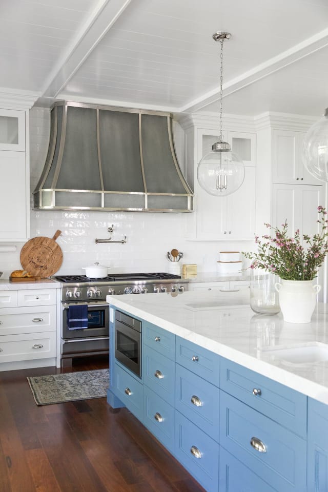 Painting Ideas - Blue Kitchen Cabinet Colors | Apartment ...