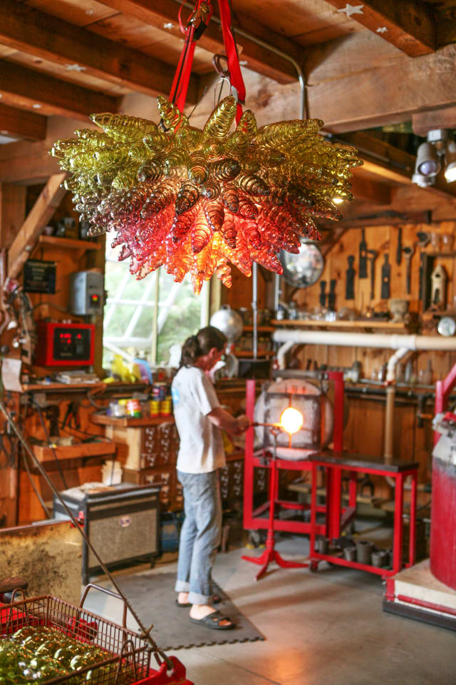 Jennifer and David's Post and Beam Glass Studio | Apartment Therapy