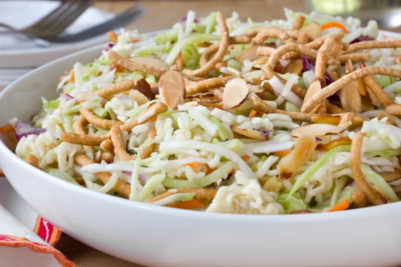 Retro Recipe Crunchy Cabbage & Ramen Noodle Salad Kitchn