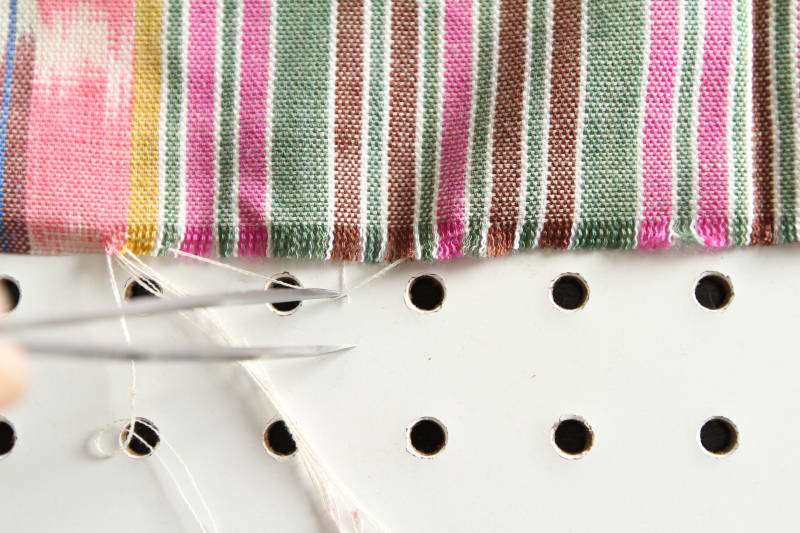 DIY Woven Fabric Beach Blanket, Towel + Wrap Apartment Therapy