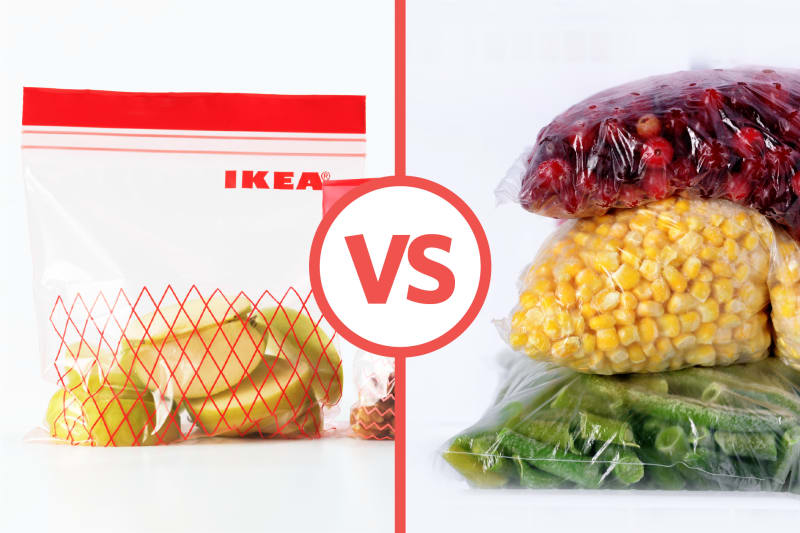 IKEA Freezer Bags Versus Ziploc Freezer Bags | Kitchn