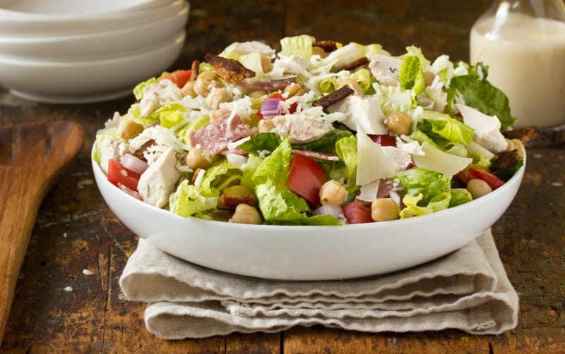 Recipe: Italian Chopped Salad with Creamy Garlic ...