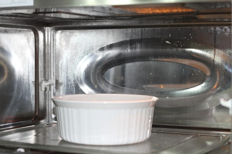 How To (Steam!) Clean a Microwave Quickly & Easily Apartment Therapy