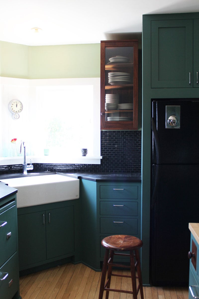 Dakota's Green, Shaker-Inspired Kitchen | Kitchn